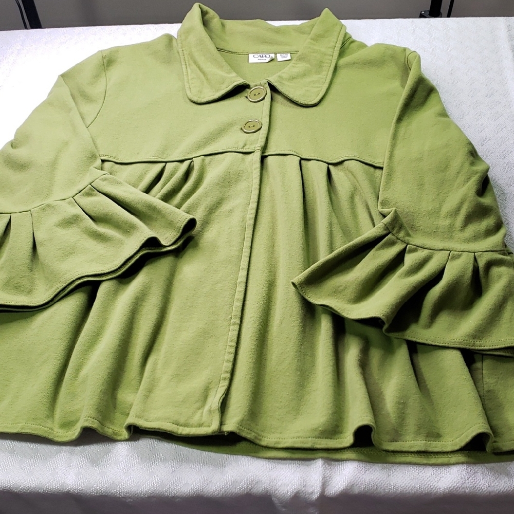 Cato Jacket 2 Button Green Vintage